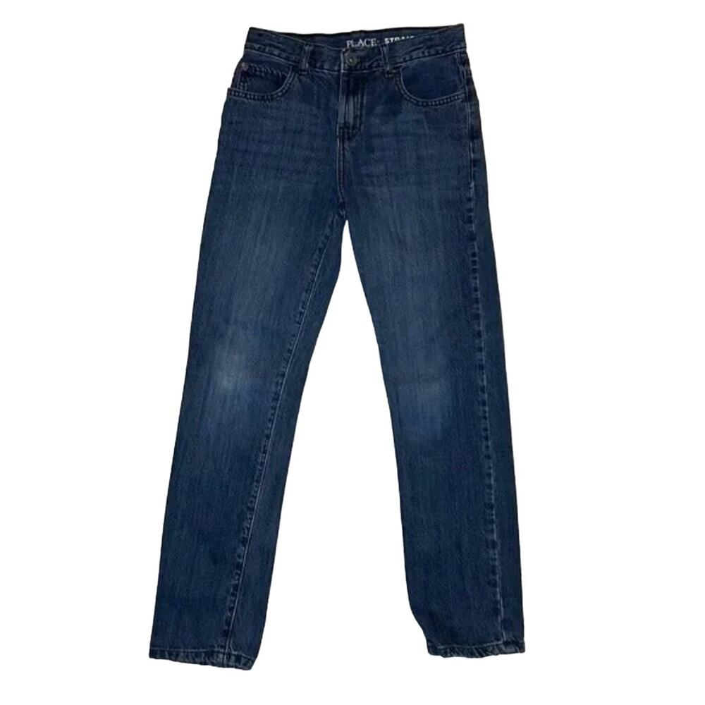 5/$25 The Children’s Place Boys Straight Leg Jeans Size 12 Medium Wash Denim